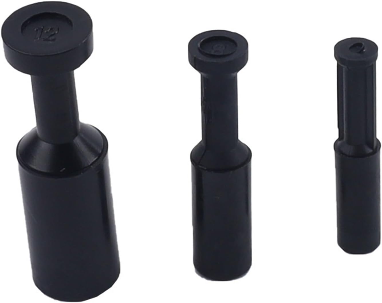PP Pneumatic Joint Pipe Plugs Quick Insert Straight Removal Plastic Parts 1Pcs(PP-8(500/pack))