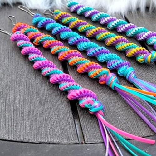 Bracelets artisanaux faits à la main avec kit cordons et mousquetons
