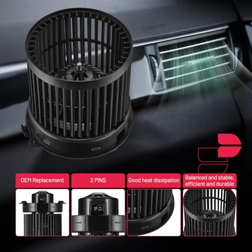 Image of BDFHYK AC Heater Blower Motor Fan 700304 Compatible with Nissan 2013-2021 NV200,HVAC Blower Motor Assembly Replacement for SK75023 27226-3LM0A 27226-9SH0C