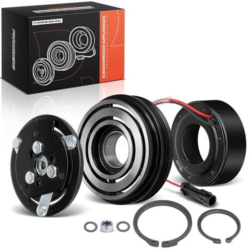 Frankberg AC Compressor Clutch Kit Air Conditioning Compressor Clutch Compatible with Jumper Bus Ducato Bus 244 Ducato Box 244 Ducato Platform/Chassis 244 Boxer Box Replace# 504005418