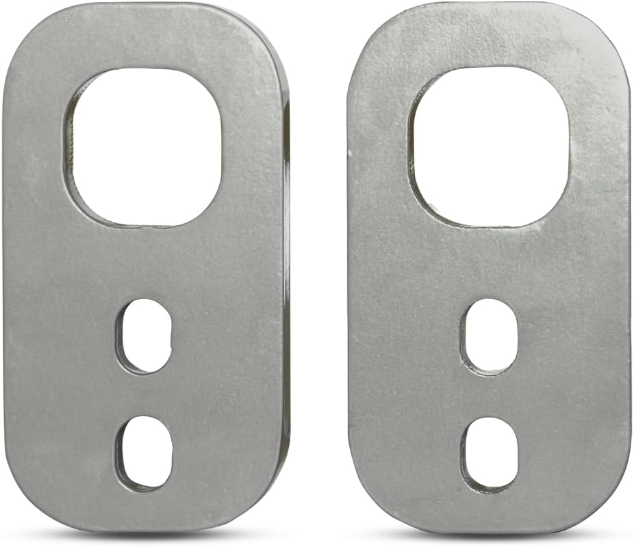Front Recovery Points Fit for 2024-2025 Toyota Land Cruiser/Toyota Tacoma/Lexus GX550, Heavy Duty Steel Front Tow Hooks Recovery Points Hooks, Bolt-on Car (2PCS)