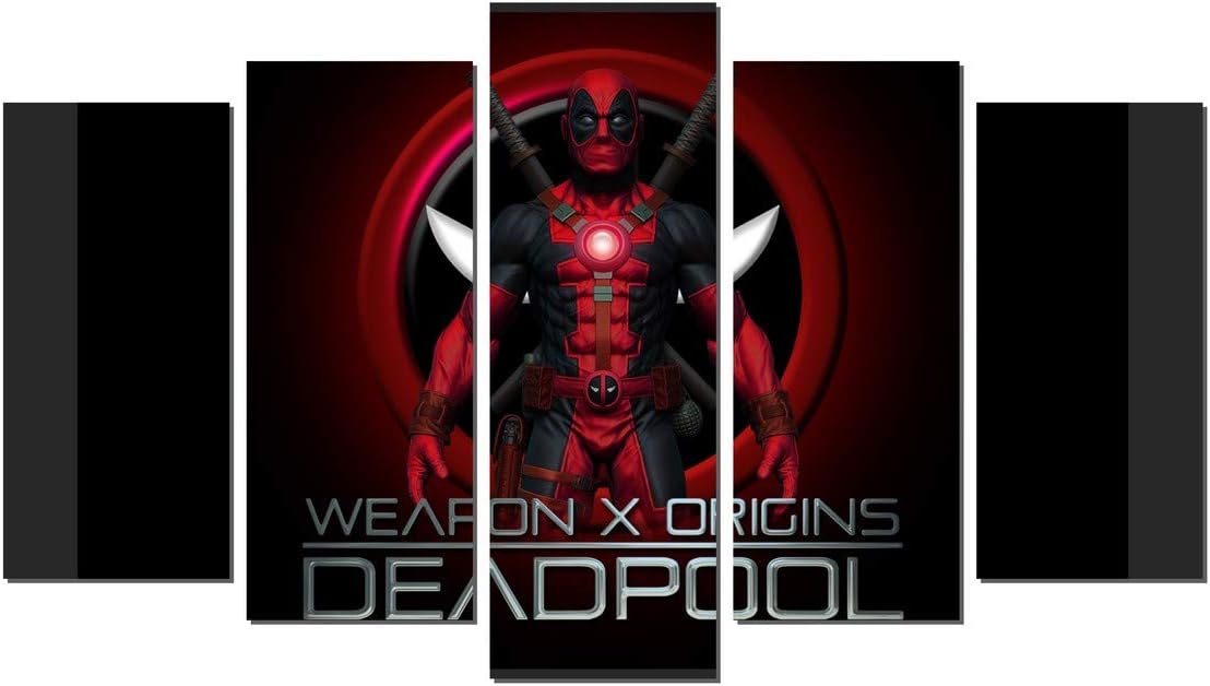 DivineDesigns Deadpool Origins Pieces Wall Sticker | Wall Sticker for Living Room/Bedroom/Office and All Decorative Stickers