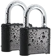 Combination Lock,V-Resourcing Heavy Duty 4 Digit Outdoor Padlock for School Gym Locker, Sports L...