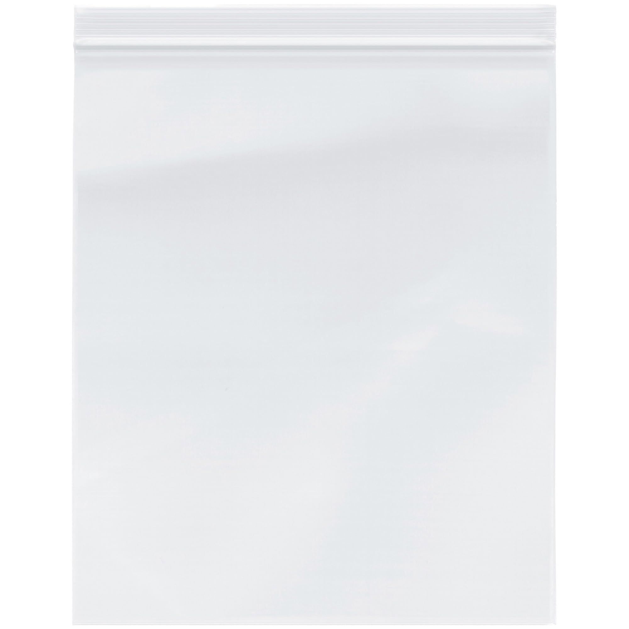 Plymor 10" x 12" (Case of 1,000), 4 Mil Heavy Duty Zipper Reclosable Plastic Bags