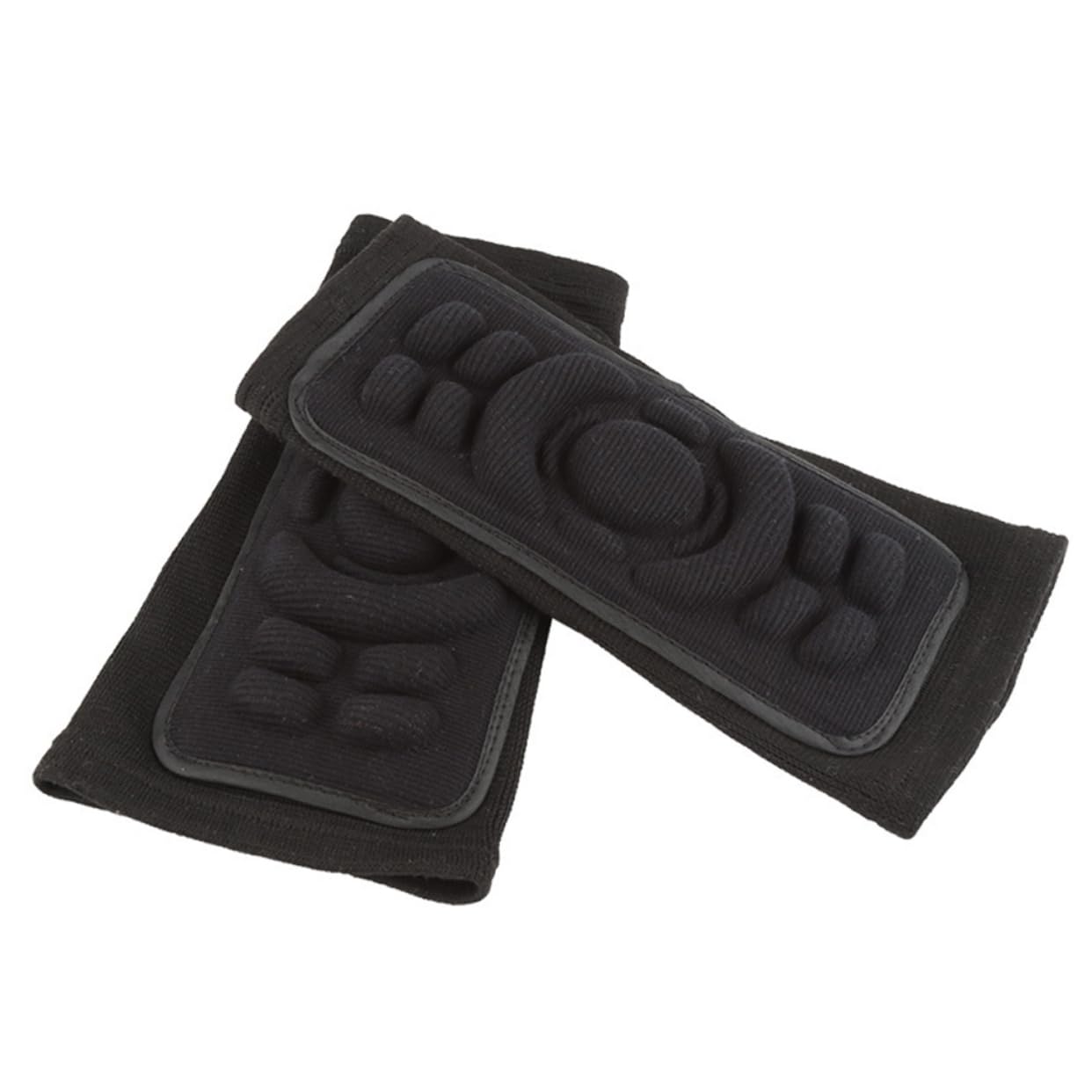 Hemoton 2pcs Elbow Pads Guard for Sports Protection Durable Compression Sleeve for Mountain Biking Skiing and Motorcycle Riding Comfortable Breathable Support for Injury Prevention Black