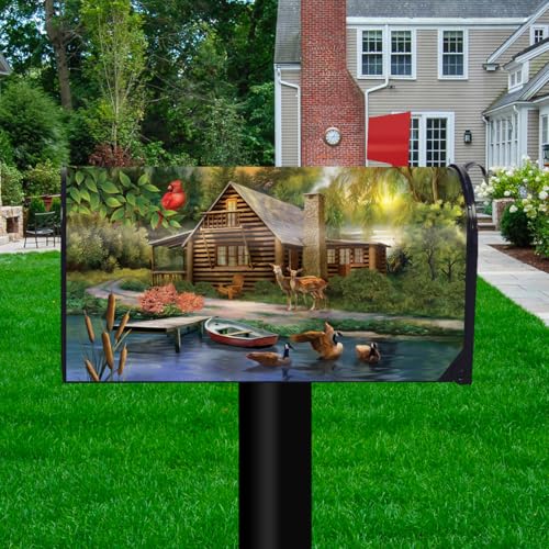 Image of Briarwood Lane Summer Mailbox Cover - Standard Size - Coastal Flowers for Summer Mailbox Cover