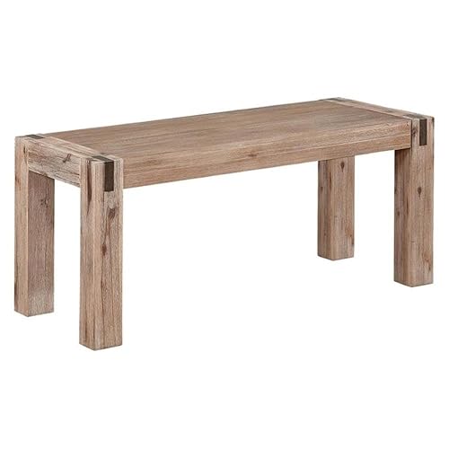 Woodstock Bench - 36 in. Standard Bench with Metal Bronze