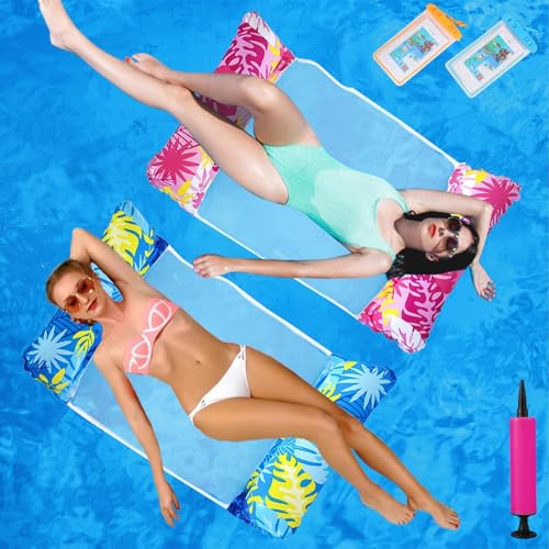 YlYADl Colchoneta Piscina Adultos,2pcs...