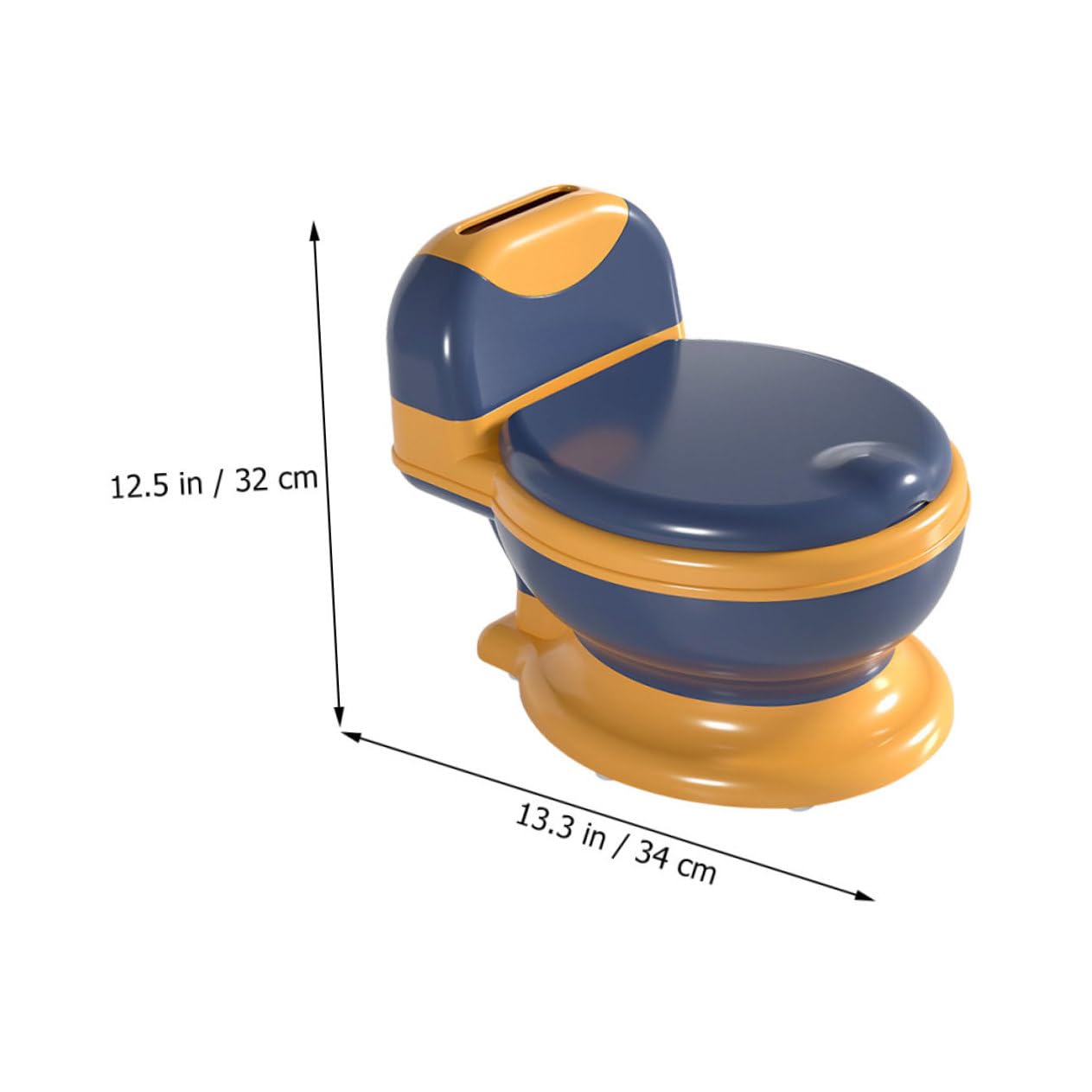 Orinal Infantil Realista de Plástico Asiento Blando