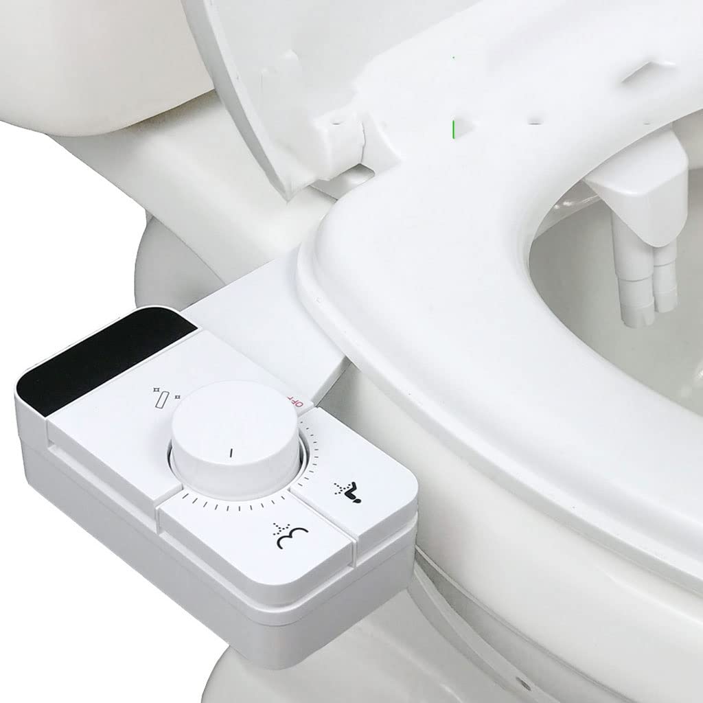 Bidé para inodoro con boquillas autolimpiables para máxima higiene familiar