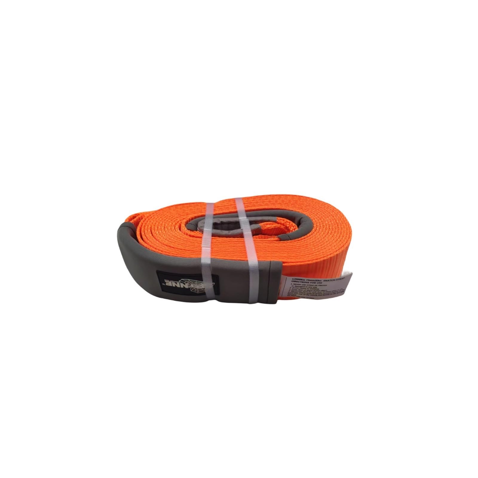 1pc 9m12 Tons Heavy Duty Car Recovery Tow Strap Towing Rope
