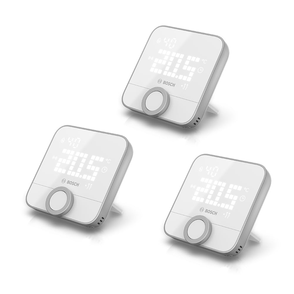 Thermostat d’Ambiance II Bosch Smart Home pour contrôler Les thermostats de radiateur intelligents, Lot de 3
