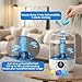 10PC Humidifier Cleaner Fish Universal Humidifier Tank Cleaner Works in All humidifiers and Fish Tanks Purifies Water, Prevent Hard Water Build-Up,Demineralization Cleaner(Blue)