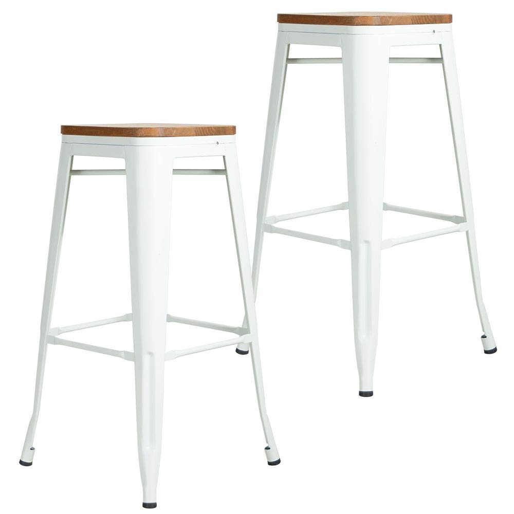 Amazon｜TOMOYASU カウンターチェア 2脚セット ハイチェア