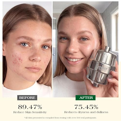Image of Filtered Shower Head COMBO - for Healthier Skin & Hair | 3 Mode High Pressure Shower Heads with 25-Stage Filtration | Removes 99.947% Chlorine & Heavy Metals | Shower Head with Filters - Black