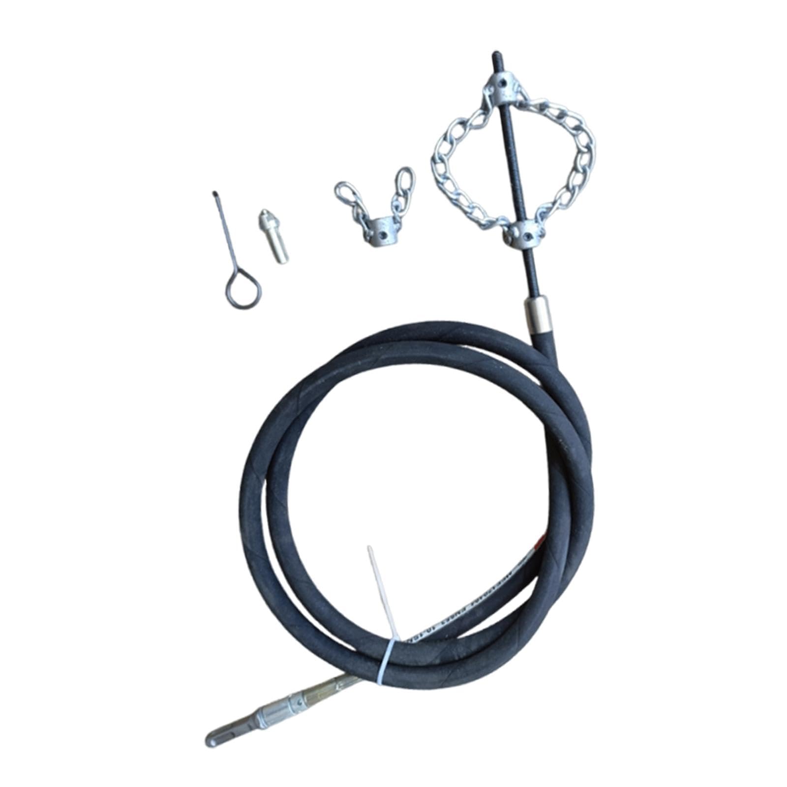 Fenteer Desatascador de desagües con cable, limpiador de tuberías con taladro, herramienta flexible para desatascar fregaderos, desatascador de desagües para, 5 Metros