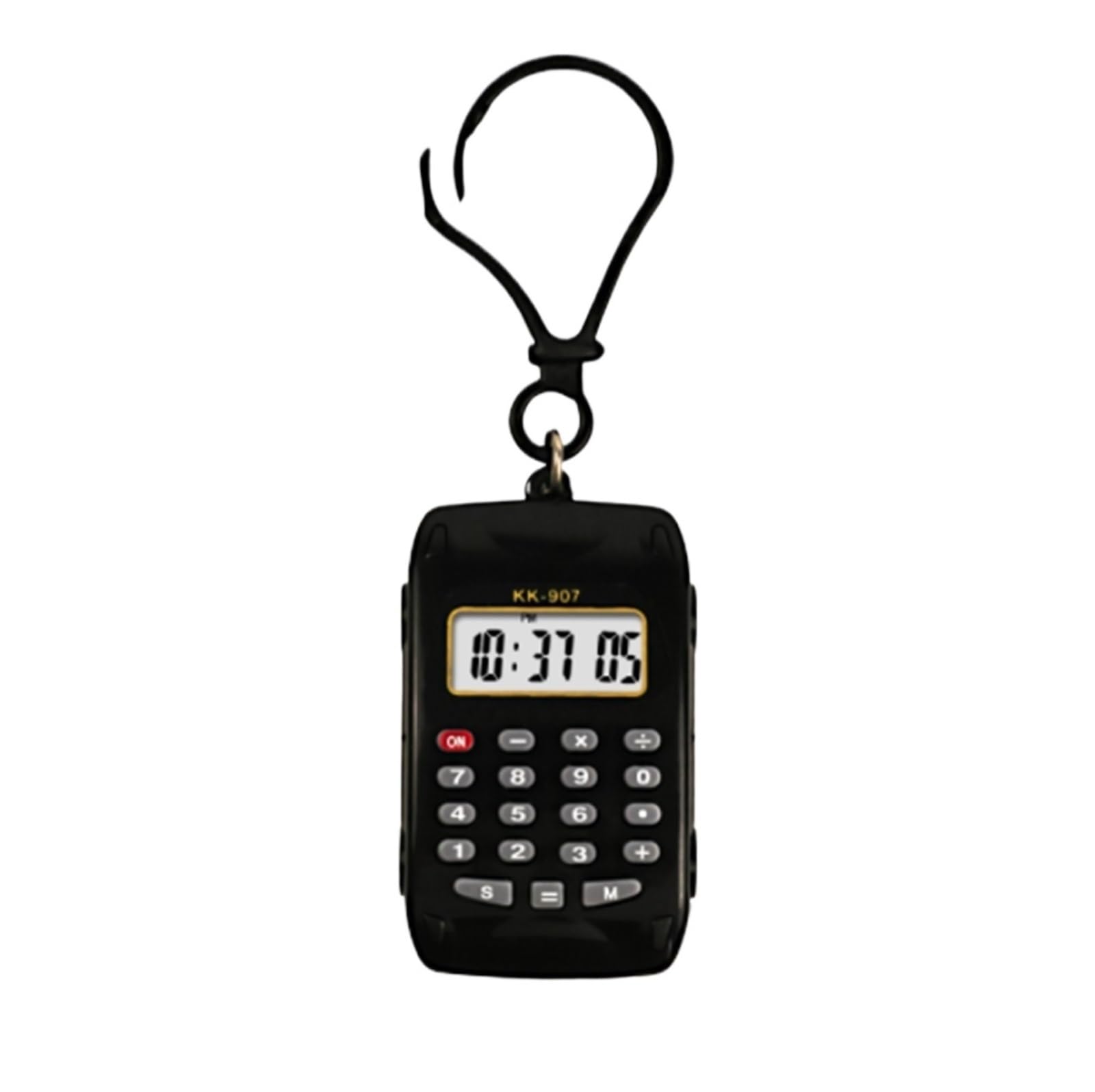 Calculatrice Calculatrice Porte-clés Portable avec Écran LCD À 8 Chiffres for Une Utilisation en Classe Bureau Office(Black)