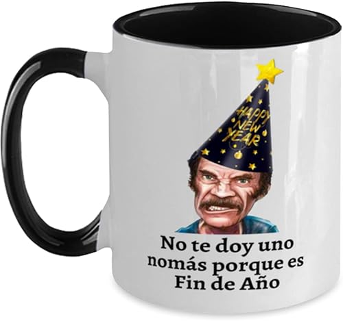 Regalo para new year taza de cafe 2 colores negro y blanco no te doy una nomas