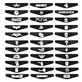 GamerGeekz Light Bar Decal Stickers Set of 33 Pcs for PS4 PlayStation 4 Controller