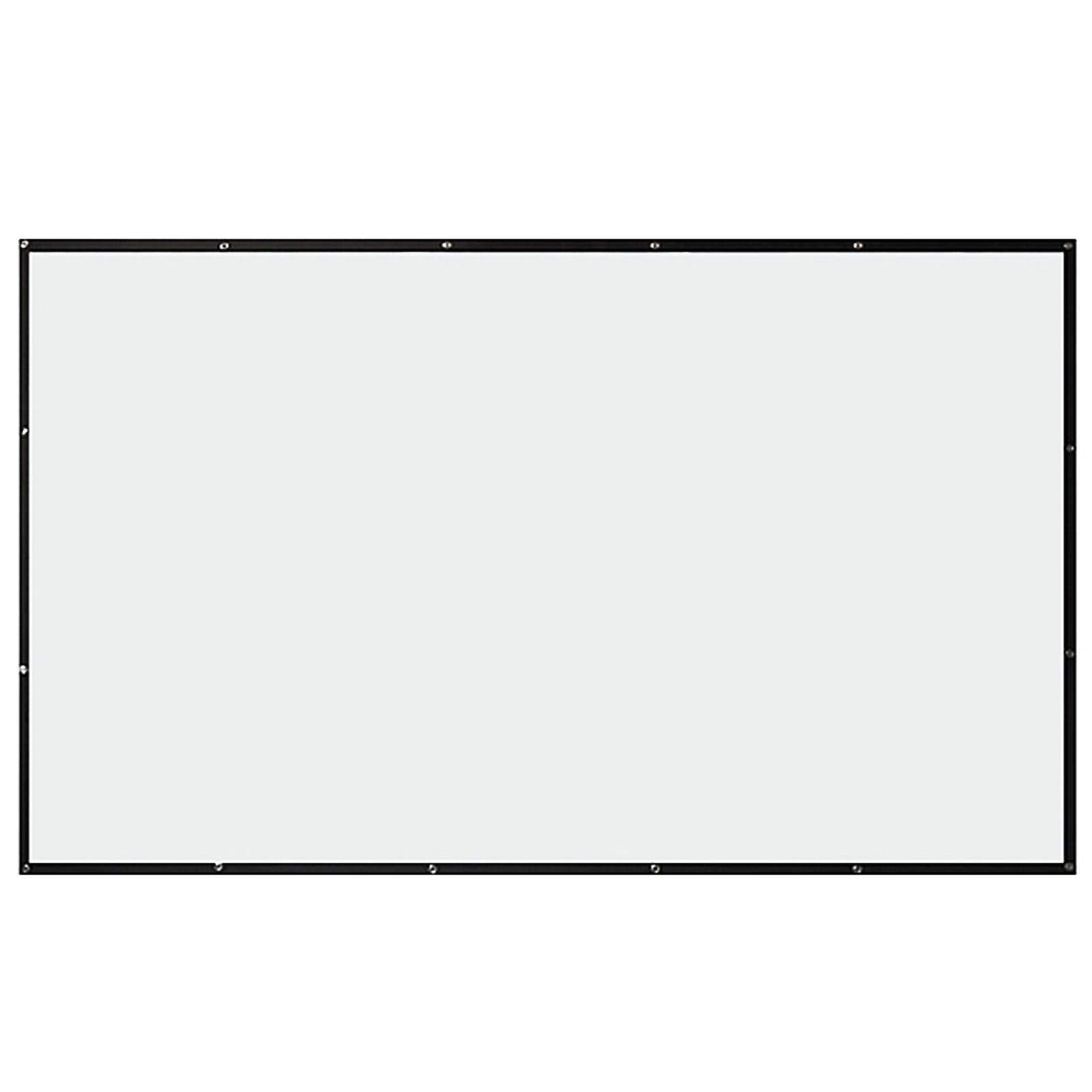 Rhinoon Full HD Projector Screen, 150 Inch Projection Screen 4K HD, 4:3, Foldable Wrinkle-Free Movie