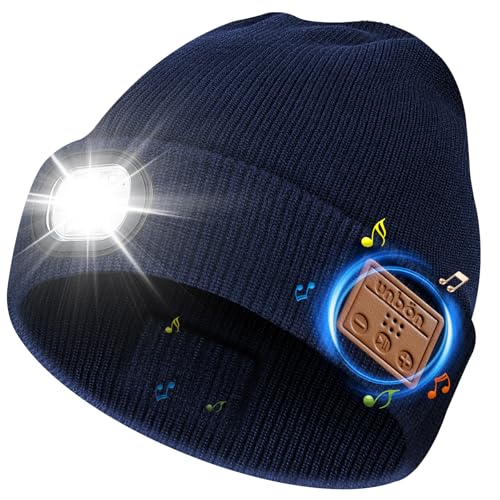 UNBON Regalos Originales para Hombre, Ideas Regalos Navidad, Regalo Hombre Padre Papa Navidad Cumpleaños Aniversario, Gadgets Tecnologicos Utiles, Gorro Bluetooth con Luz LED Invierno Cálido Unisex UNBON Regalos Originales para Hombre, Ideas Regalos Navidad, Regalo Hombre Padre Papa Navidad Cumpleaños Aniversario, Gadgets Tecnologicos Utiles, Gorro Bluetooth con Luz LED Invierno Cálido Unisex