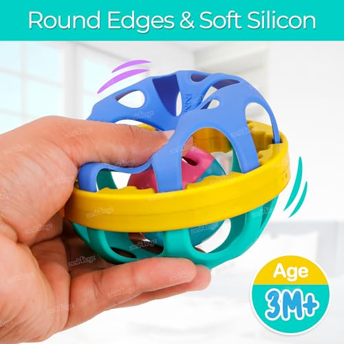 Image of Zest 4 Toyz Rattle for Baby 0-6 Months New Born Baby Rattle Toy for Baby Early Development Toys for Kids Toy Return Gifts for Kids - Pack of 7