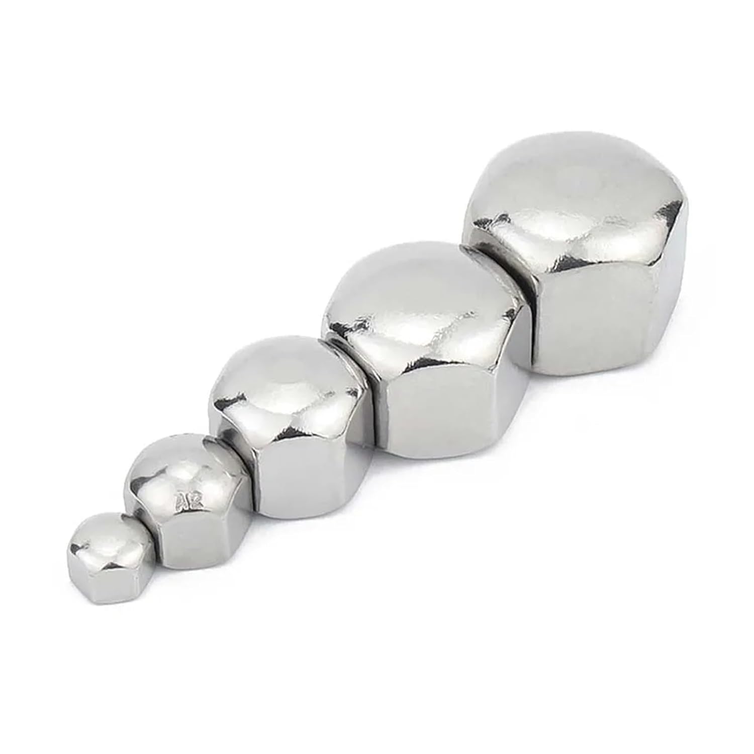 1/20pcs 304 A2-70 Stainless Steel Hex Hexagon Short Low Thin Cap Acorn Nut M3 M4 M5 M6 M8 M10 M12 M14 M16 Cover Blind Nut(20pcs M6)