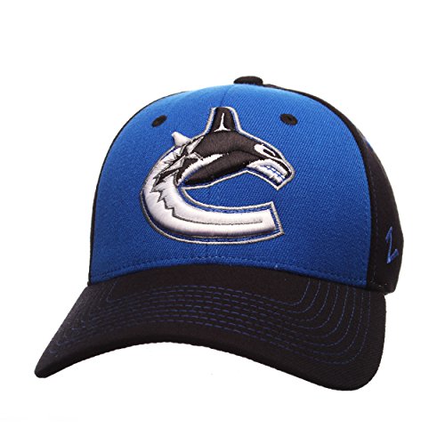 NHL Zephyr Vancouver Canucks Mens Uppercut Hat, Large, Royal