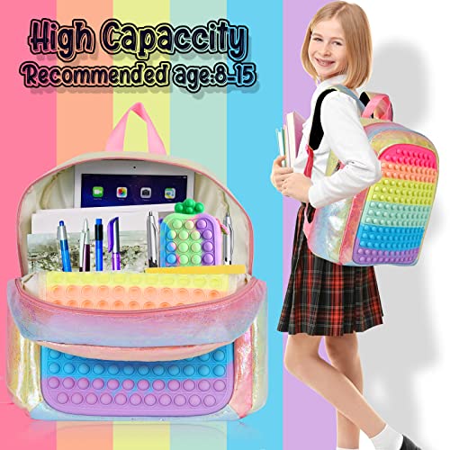 Joyleme Large Pop School Backpack For Girl Classic School Backpack Kids Backpacks, Elementary School Bookbag, Cute Lightweight Preschool Backpack Easter Gifts For Teen Girls Women #TOP5