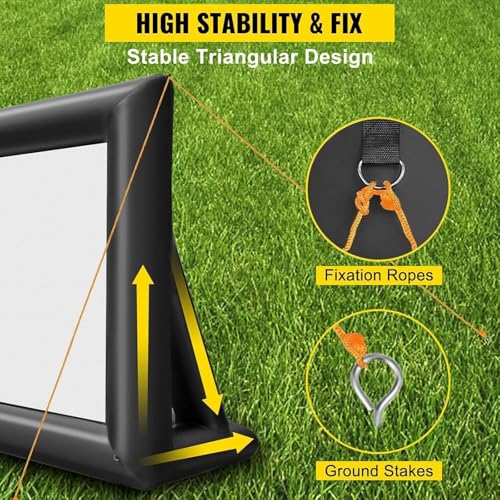Pantalla Inflable Para Proyecto Exterior 14ft miniatura 3