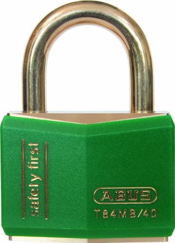 ABUS 45402 Nautic INOX Series Solid Brass Padlock with 8403 Alike Keyed - Green