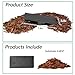 Gxsdj Bearded Dragon Basking Platform,7.9x3.9in Natural Reptile Heat Storage Slate Rock with Bark Substrate,Leopard Gecko Hides Climbing Tank Decor Accessories for Reptile,Lizard,Turtle,Snake