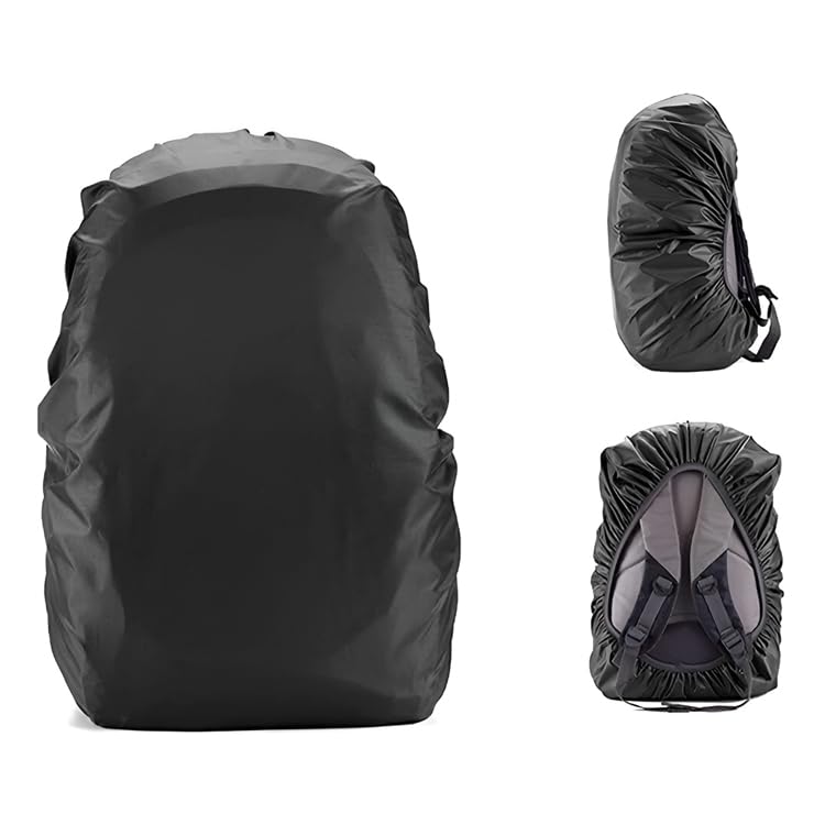 Rain Cover for Standard Backpack Waterproof Travel Essentials Rain Cover Bag Travel Accessories Bags Dustproof for All Bag Sizes Elastic Adjustable for School College Office ONA500-image-47