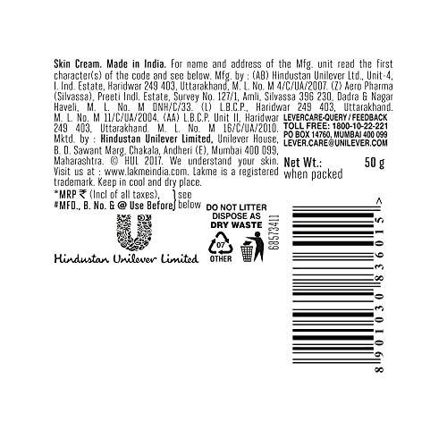 Lakme 9 to 5 Naturale Day Crème, SPF 20 PA++ With Aloe Vera For Hydrated Skin, 50 g - Image 6