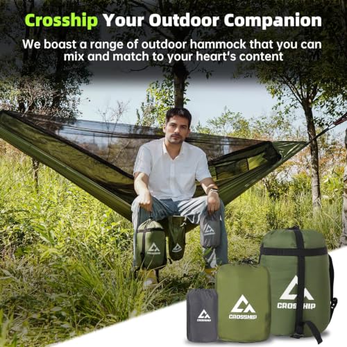 Image of 2-Person Camping Hammock with Mosquito Net