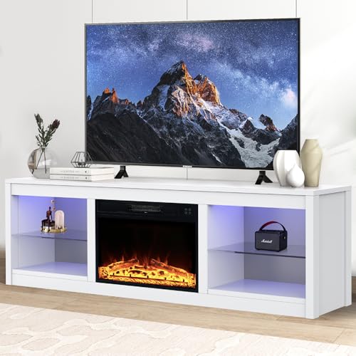 Vaczon Fireplace TV Stand with 23