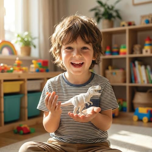 Image of Unscroo DIY 3D Model Painting Kits - Dinosaurs, Ice Age Animals & Unicorns - 3D Printed Art & Craft Hobby Gift for Kids, Teens & Adults - Return Gift Sets (T-Rex Single)