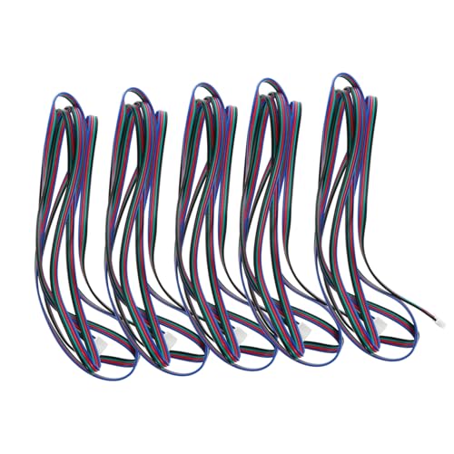 NAMOARLY 5pcs Stepper Motor Cable Printer Parts Connector Wire for Printer Machines