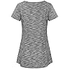 BEPEI-Workout-Tops-for-Women-Short-Sleeve-Yoga-Running-Athletic-Casual-Shirts BEPEI Workout Tops for Women Short Sleeve Yoga Running Athletic Casual Shirts Black Gray