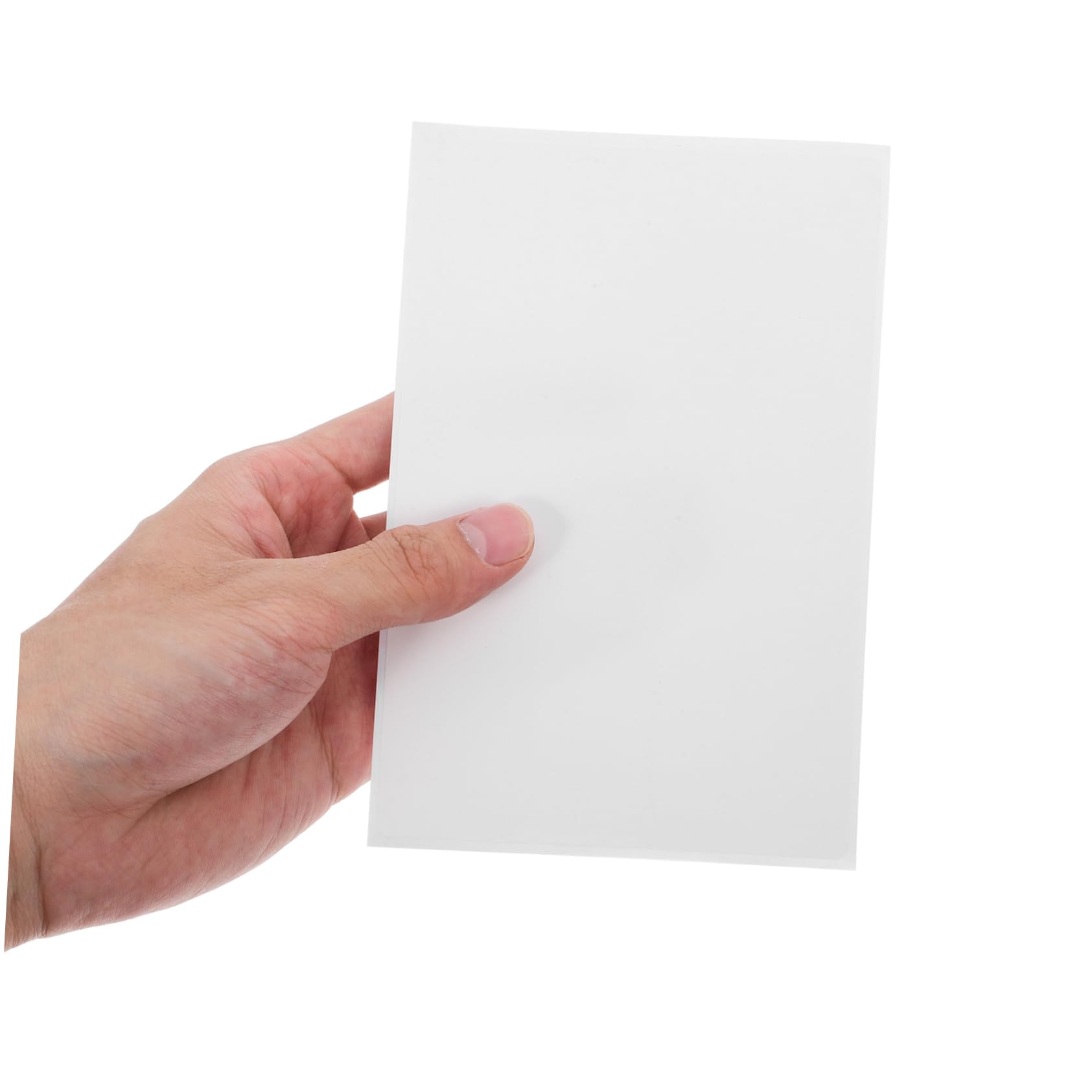 Lurrose Etichette di Spedizione in Carta Sintetica Bianca 4x6 Pollici, Adesive e Impermeabili, 160 Fogli, per Magazzino e Ufficio, Facili da Scrivere