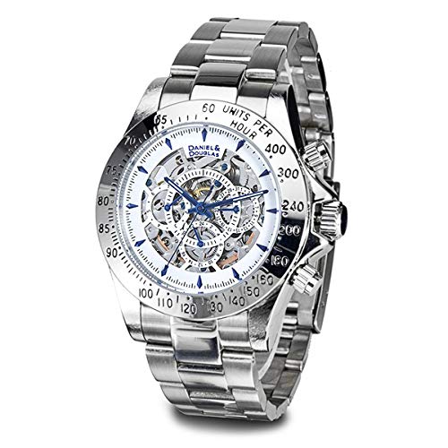 [�_�j�G���A���h�_�O���X] [�_�j�G���_�O���X] ���[BOX �����Y 40mm �z���C�g×�u���[ �V���o�[ �X�e�����X �@�B�� DD8802-WHBL �r���v [���s�A���i]