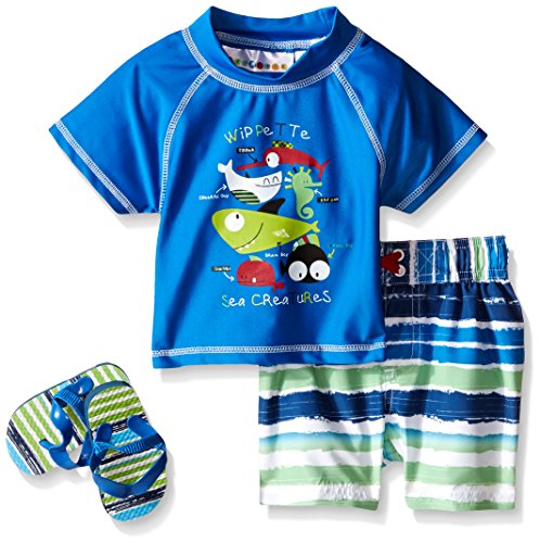 Wippette Baby Boys' Sea Creatures Rash Guard Set