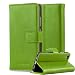 Produktbild Cadorabo Hülle für Huawei P8 LITE 2015 in Gras GRÜN  Handyhülle mit Magnetverschluss, Standfunktion und Kartenfach  Case Cover Schutzhülle Etui Tasche Book Klapp Style