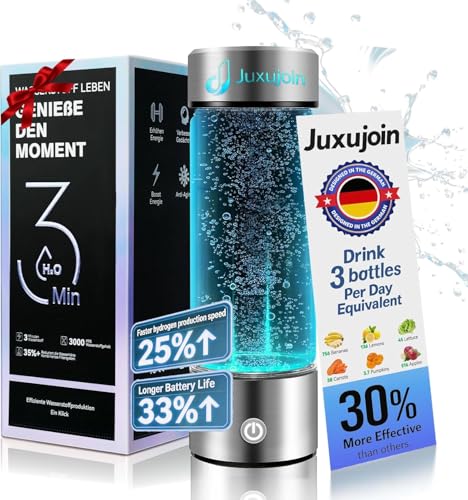 New Upgrade Hydrogen Water Bottle Generator【Industry TOP - 24-Hour Hydrogen Lock】【NO.1 Double...