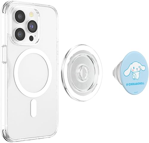 Miniatura 3 de Sanrio Cinnamoroll Hashtag PopSockets MagSafe PopGrip para iPhone