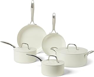 Amazon Ceramic Nonstick 8-Piece Cookware Set