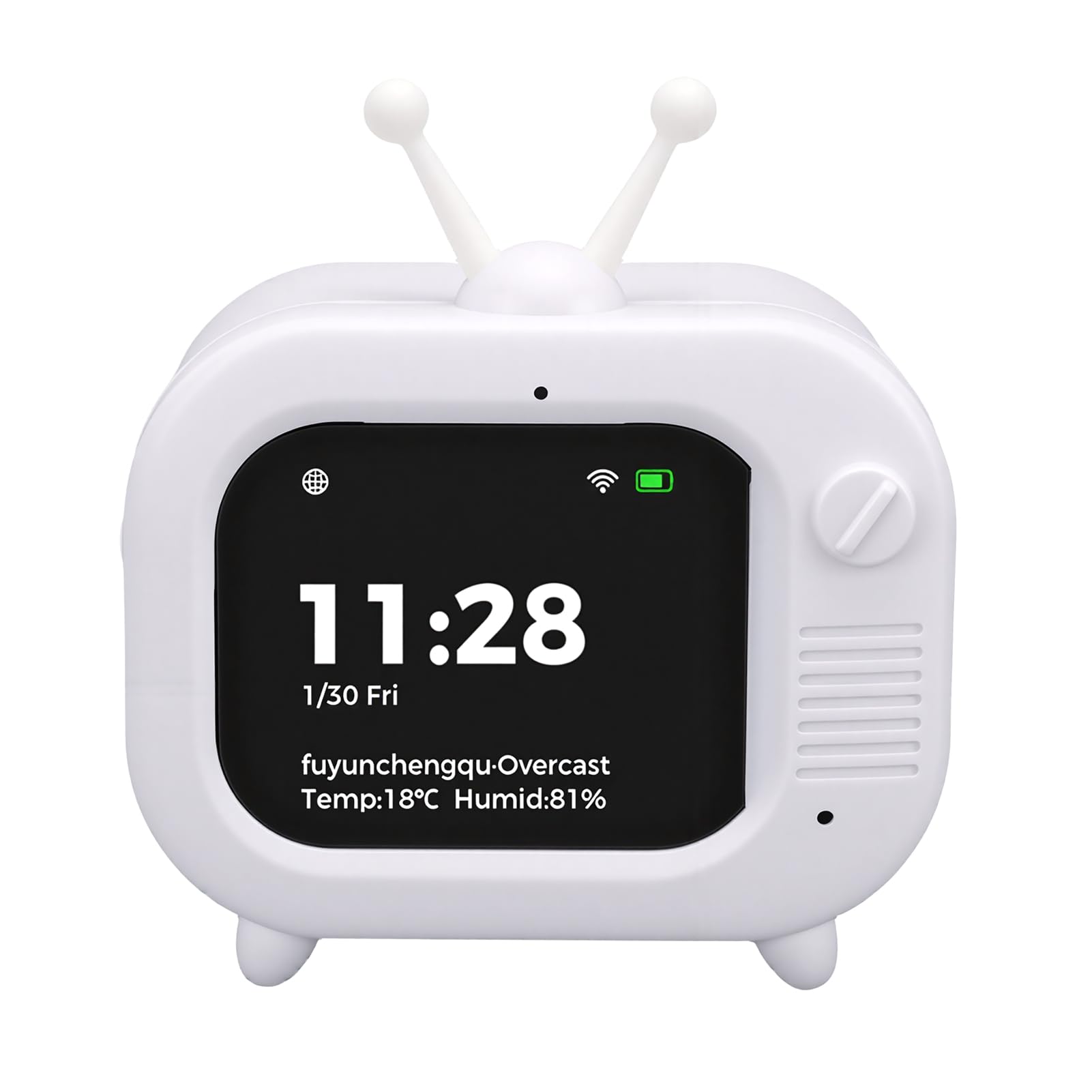 AI Smart Multimodel Voice Chat Companion Robot for Education and Daily Life, 60+ Languages Support WIFI Connectivity, Al Desk Toy for Kids and Adults, ABS/Silicone Material