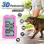 Pedometer for Walking Steps, 3D Accurate Simple Pedometer, Step Counter for Kids Men Women Seniors, Step Tracker with Clip Lanyard - Image 2