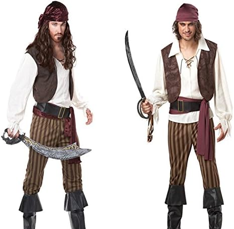 Amazon Co Jp Iwec ハロウィン コスプレ 衣装 帽子 上着のベスト ベルト ズボン パイレーツ 海賊 メンズ ファッション Amazon Co Jp Iwec ハロウィン コスプレ 衣装 帽子 上着のベスト ベルト ズボン パイレーツ 海賊 メンズ ファッション