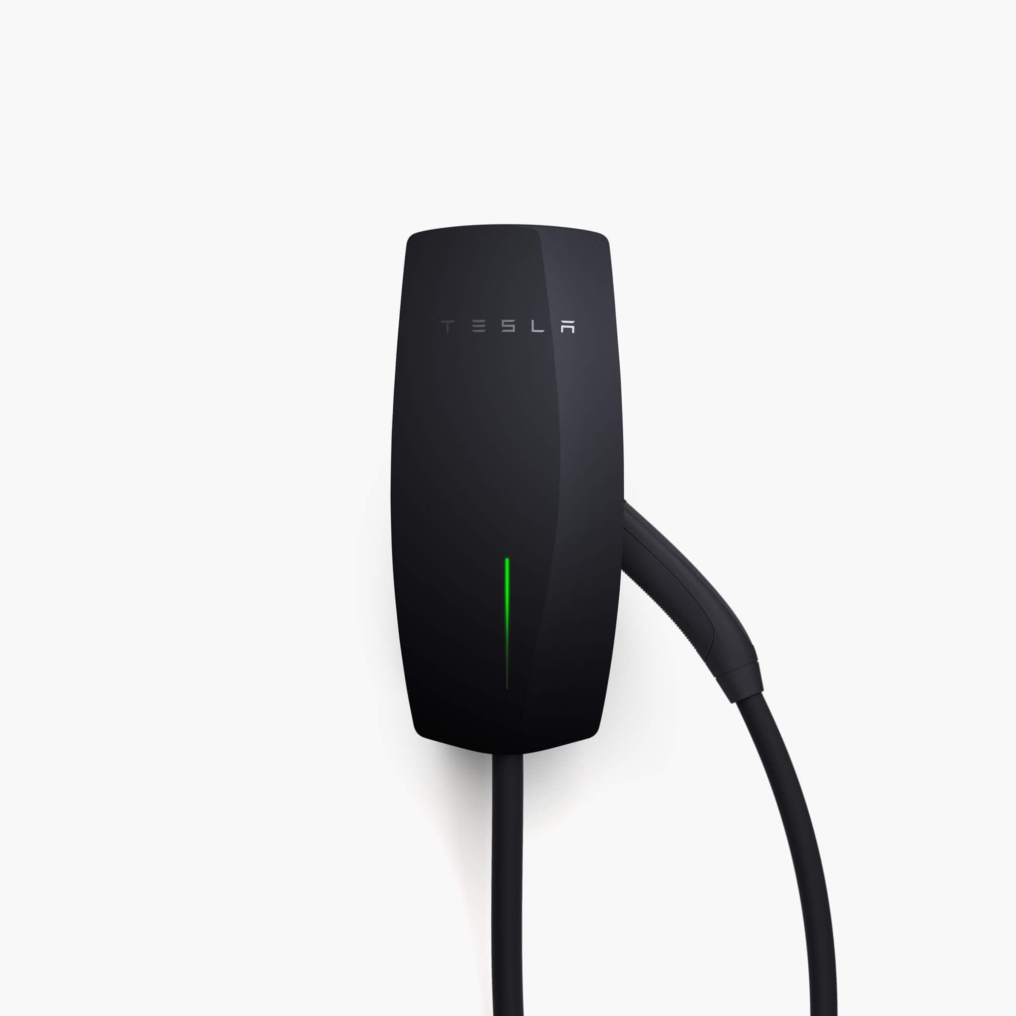 TESLA Złącze ścienne dopasowane kolorystycznie płyta czołowa czarna